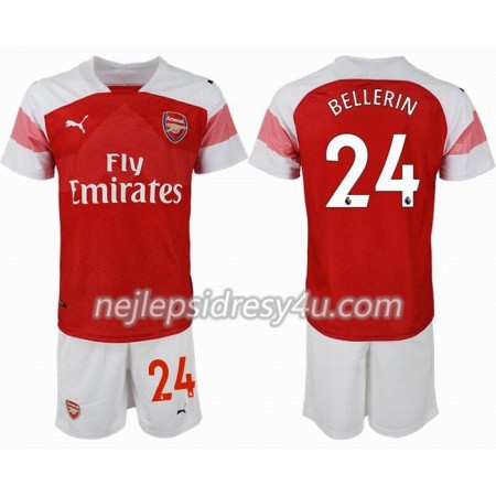 Fotbalový Dres Arsenal BELLERIN 24 Dětské Domácí 2018/19